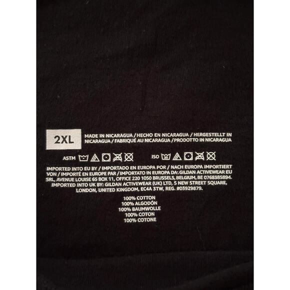 Ozzy Osborne T-Shirt Black Blue Graphic Bat Unisex Music Tee 2XL - Picture 4 of 5